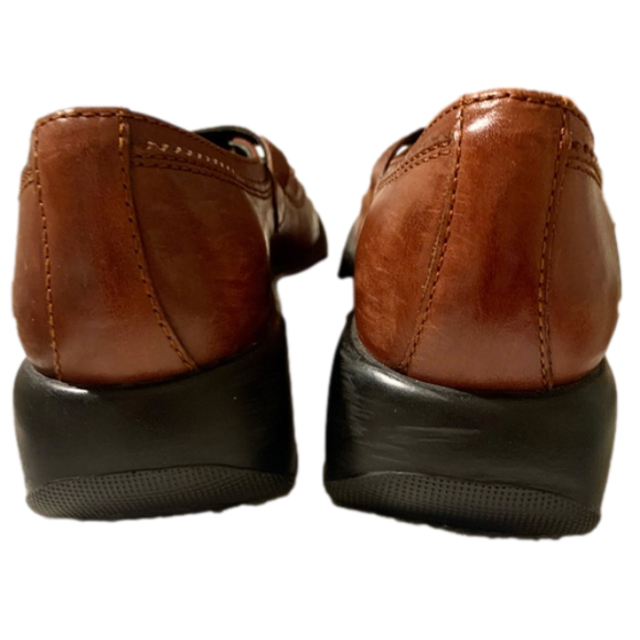 Dansko EUC Platform Leather Mary Janes Brown Clogs Shoes Eu Size 39 US 8 1/2 -9 - Picture 11 of 14